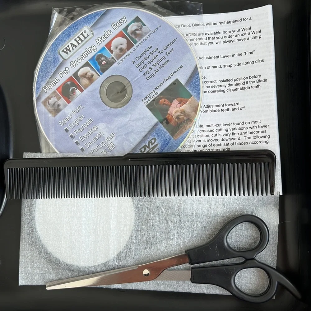 {Wahl} Pet-Pro, Complete Dog Hair Cutting Clipper Kit, Silver/Black